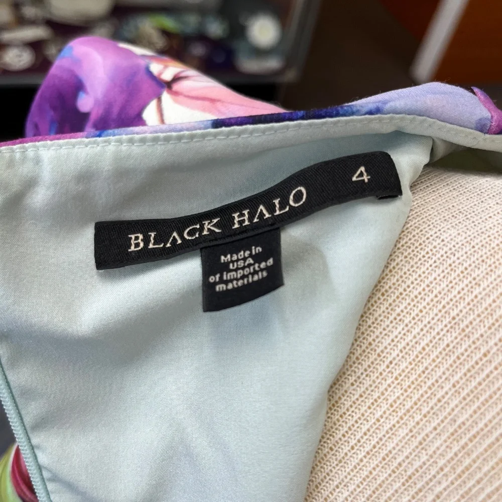 Unique Asymmetrical Black Halo Dress - Picture 5 of 5